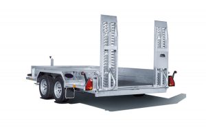 Aanhanger machinetransporter