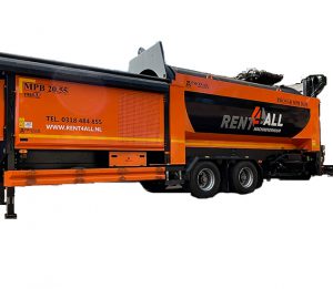 Mobiele trommelzeef